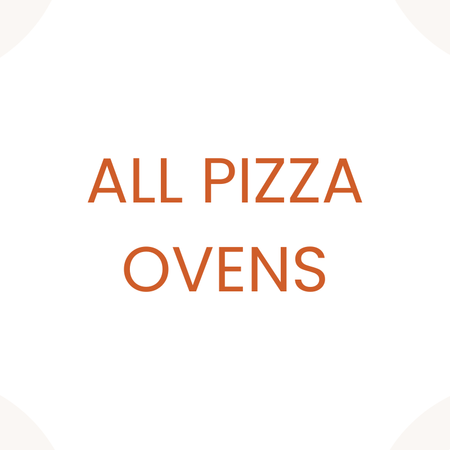 'ALL PIZZA OVENS' in bold, orange text centered on a plain white background.