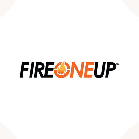 FIREONEUP logo, centered on a plain white background.