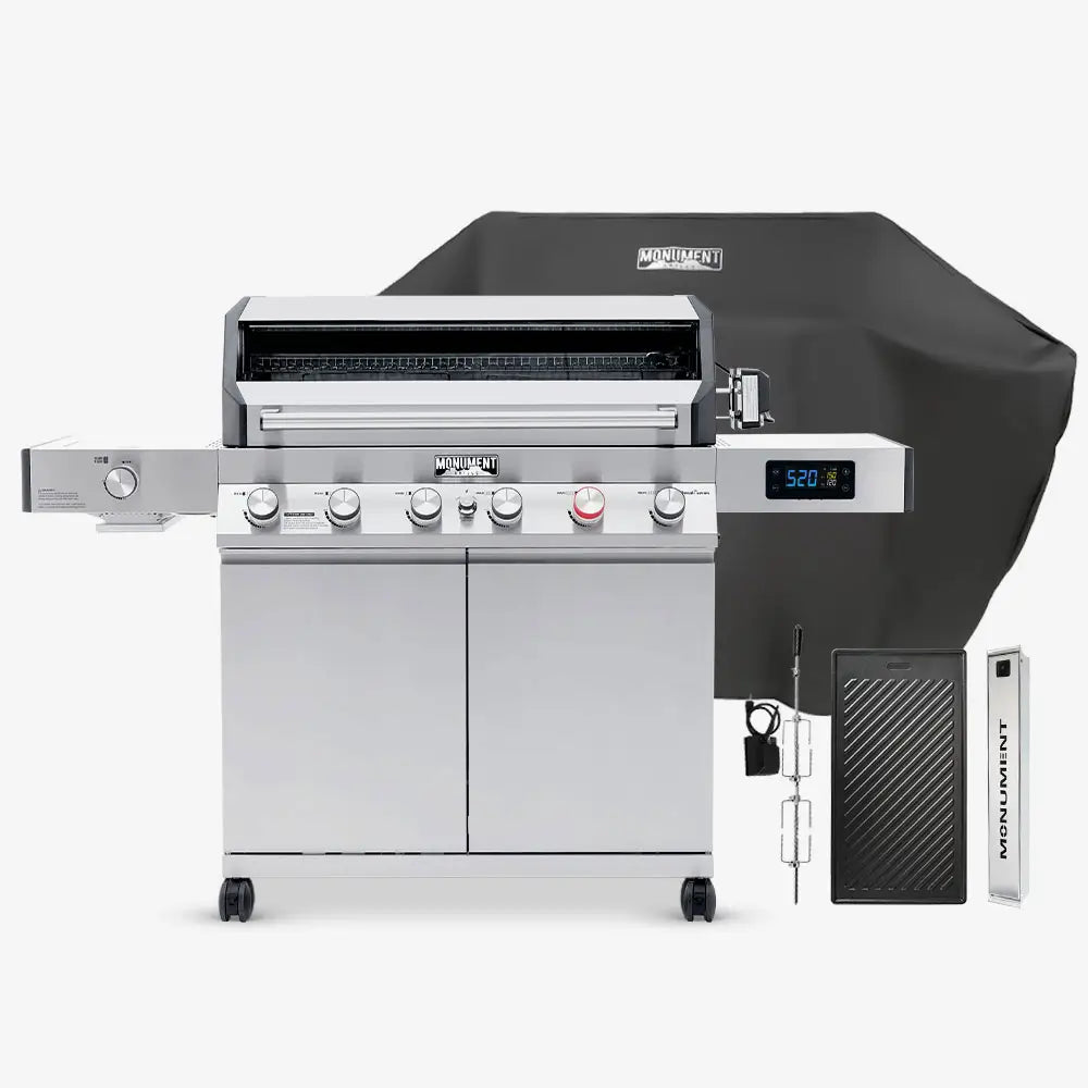 Monument Grills Denali 605Pro Stainless Smart Propane Gas Grill