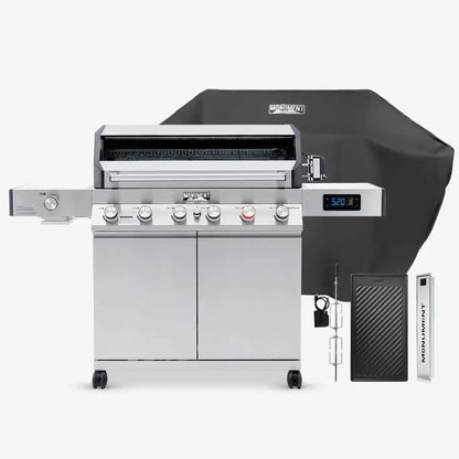 Monument Grills Denali 605Pro Stainless Smart Propane Gas Grill