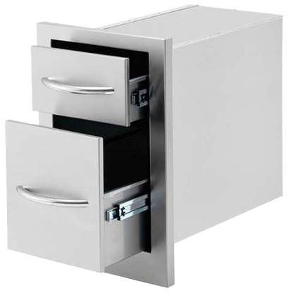 Cal Flame 2 Drawer Storage Deep Drawer BBQ07868P