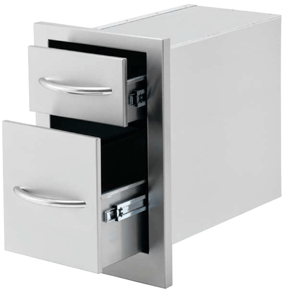 Cal Flame 2 Drawer Storage Deep Drawer BBQ07868P