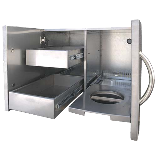 Cal Flame 30” Door & Drawer Combo BBQ11840P-30