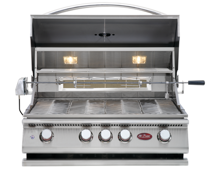 Cal Flame 4 Burner Built-In Convection Gas Grill BBQ19874CP