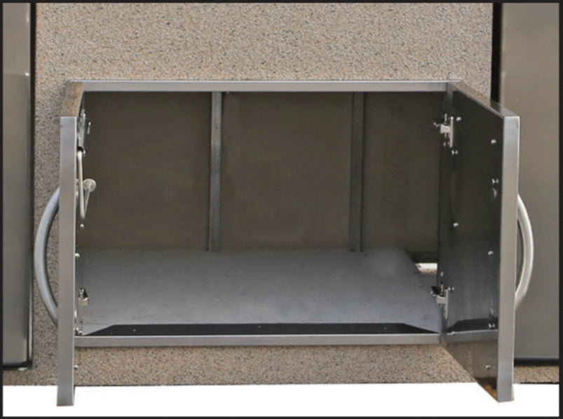 Cal Flame Crystal Outdoor Entertainment Center ODC-2