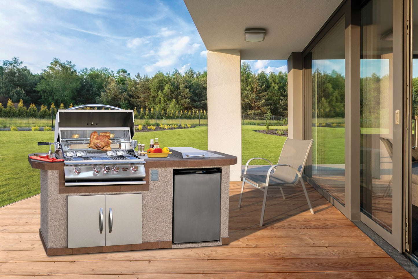Cal Flame Escape Series Baja Q BBQ Island BBK-710