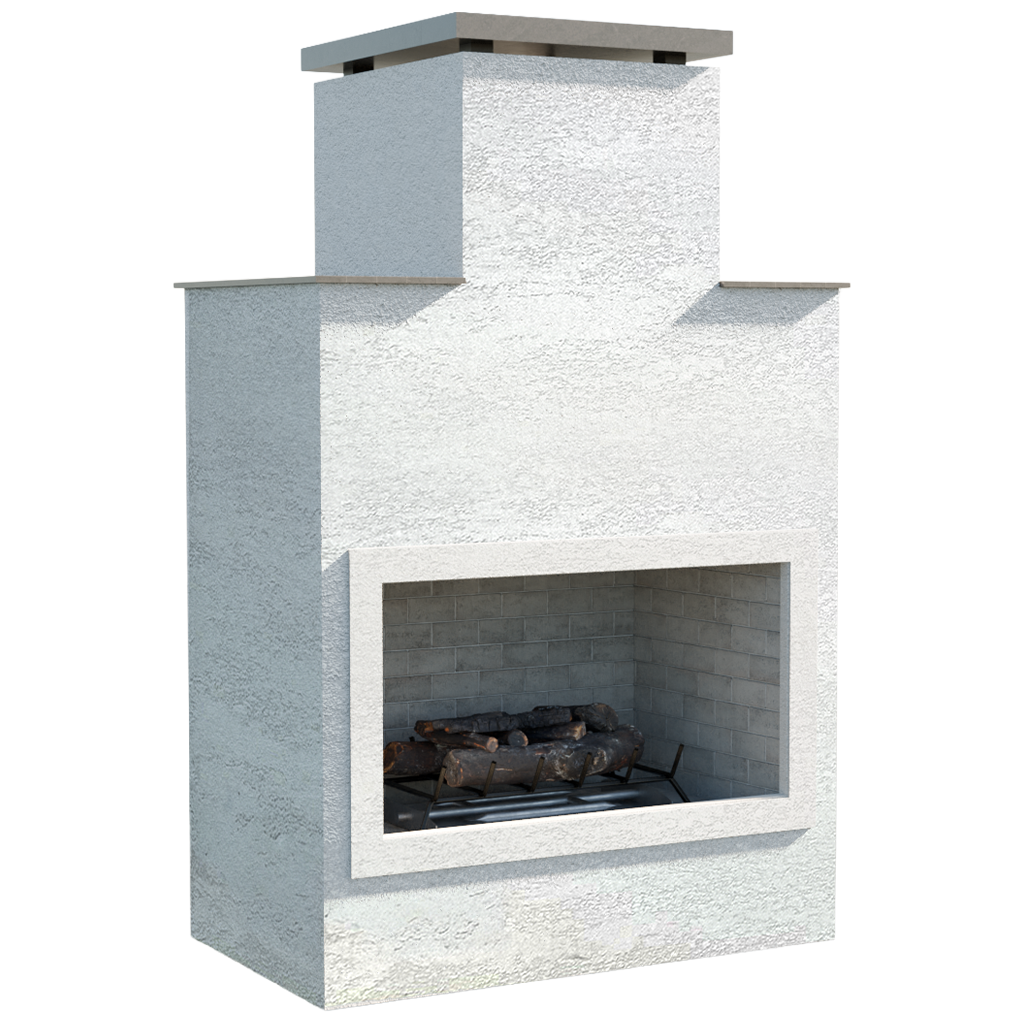 Cal Flame Escape Series Indio - Contemporary Outdoor Gas Fireplace FRP903-1