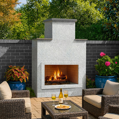 Cal Flame Escape Series Indio - Contemporary Outdoor Gas Fireplace FRP903-1