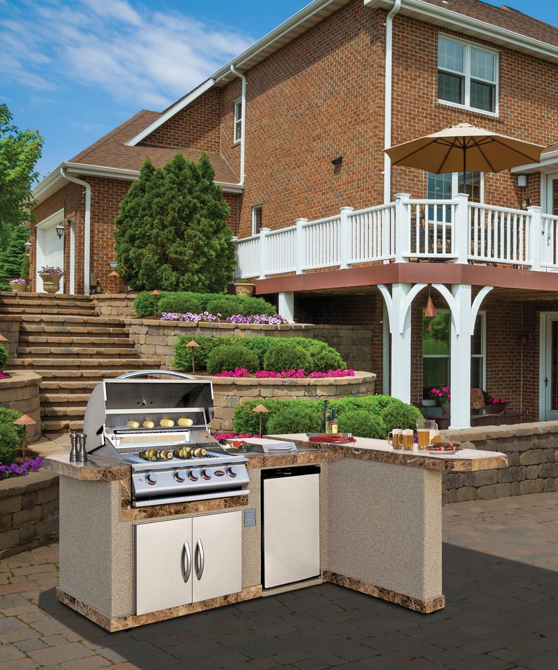 Cal Flame Escape Series Malibu Q BBQ Island BBK-830 R/L