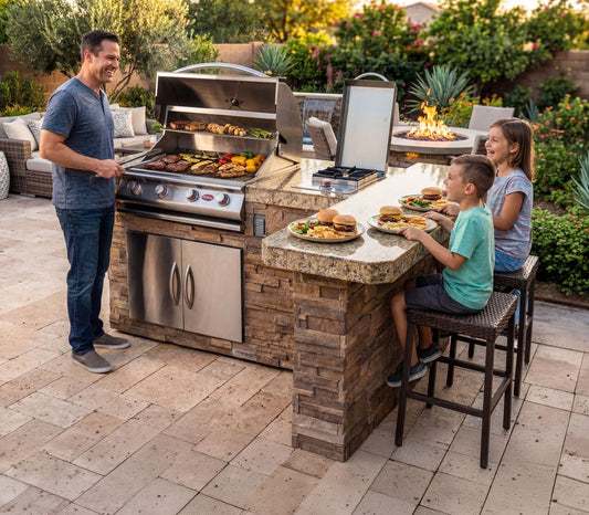 Cal Flame Escape Series Malibu Q BBQ Island BBK-830 R/L