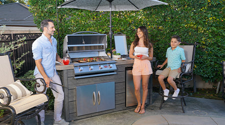 Cal Flame Escape Series Pacifica Q BBQ Island BBK-701