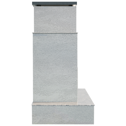 Cal Flame Escape Series Tahiti - Contemporary Outdoor Gas Fireplace with Bottom Mantel FRP903-3