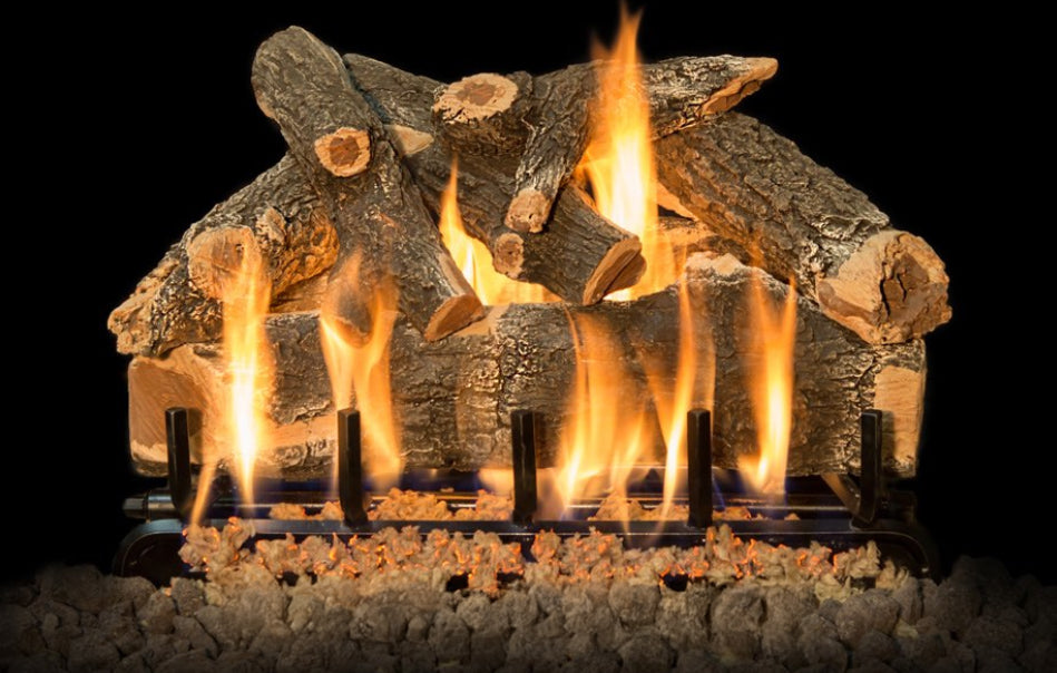 Cal Flame Platinum Series Durango - Modern Outdoor Gas Fireplace with Extended Bottom Mantel FRP905-2