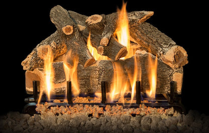 Cal Flame Platinum Series Durango - Modern Outdoor Gas Fireplace with Extended Bottom Mantel FRP905-2