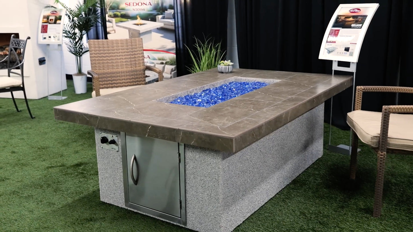 Cal Flame Mojave - Contemporary Outdoor Gas Fire Pit FPT-RT601M