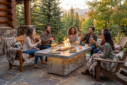 Cal Flame Mojave - Contemporary Outdoor Gas Fire Pit FPT-RT601M
