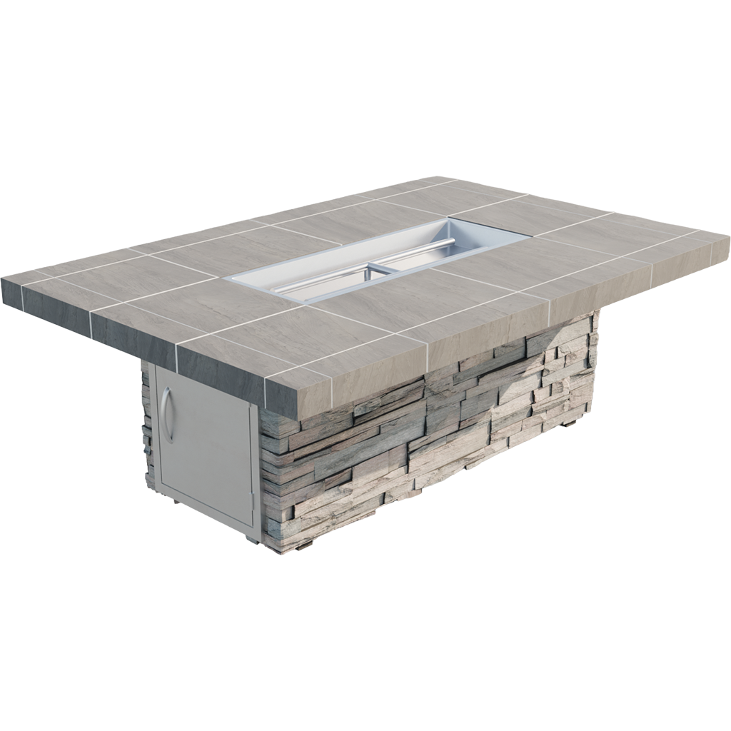 Cal Flame Mojave - Contemporary Outdoor Gas Fire Pit FPT-RT601M