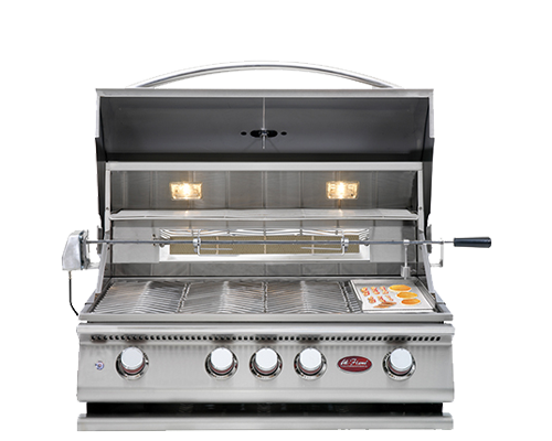 Cal Flame P Series 4 Burner Built-In Gas Grill BBQ19P04