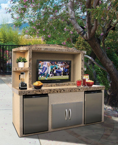 Cal Flame Paradise Outdoor Entertainment Center ODC-1