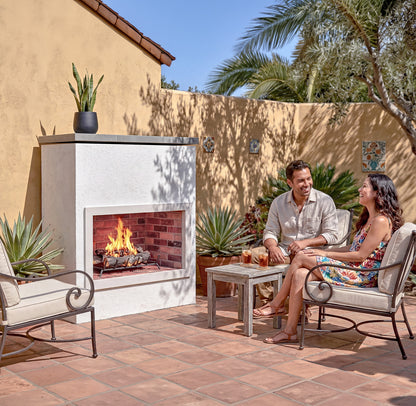 Cal Flame Patio Series Cabo - Modern Outdoor Gas Fireplace FRP901-1