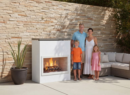 Cal Flame Patio Series Cabo - Modern Outdoor Gas Fireplace FRP901-1