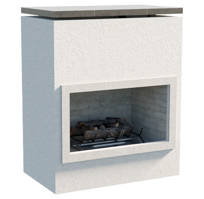Cal Flame Patio Series Cabo - Modern Outdoor Gas Fireplace FRP901-1