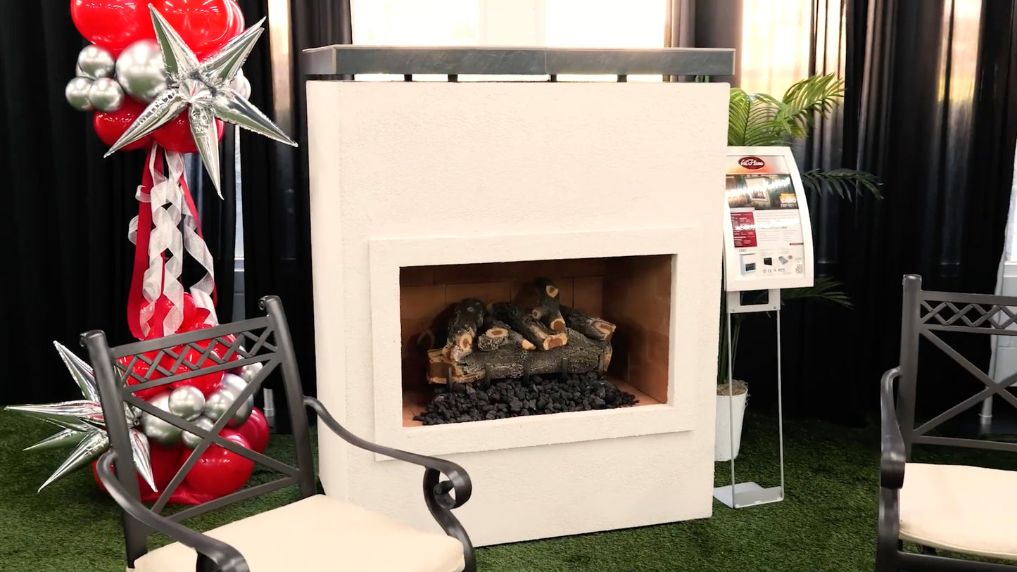 Cal Flame Patio Series Cabo - Modern Outdoor Gas Fireplace FRP901-1
