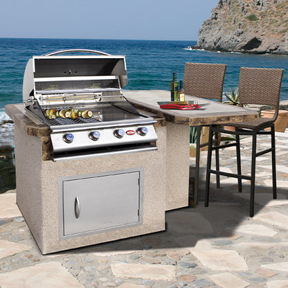 Cal Flame Patio Series Kauai Q BBQ Island BBK-402