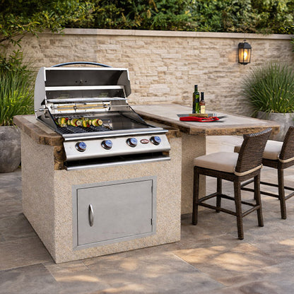 Cal Flame Patio Series Kauai Q BBQ Island BBK-402