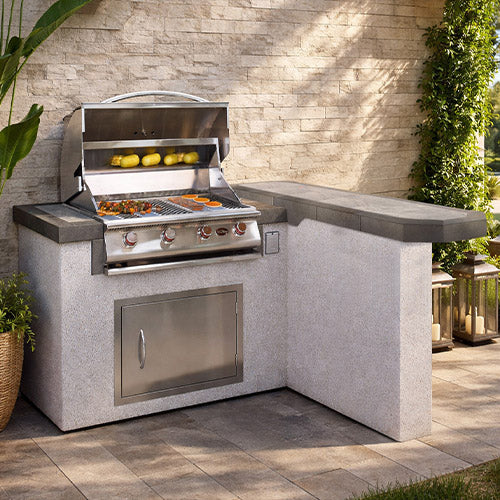 Cal Flame Patio Series Maui Q BBQ Island BBK-401 R/L