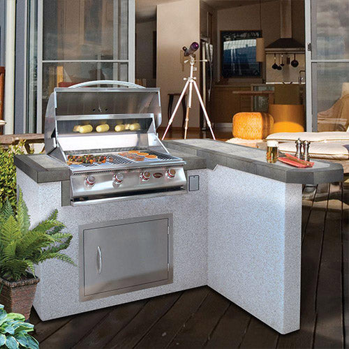Cal Flame Patio Series Maui Q BBQ Island BBK-401 R/L