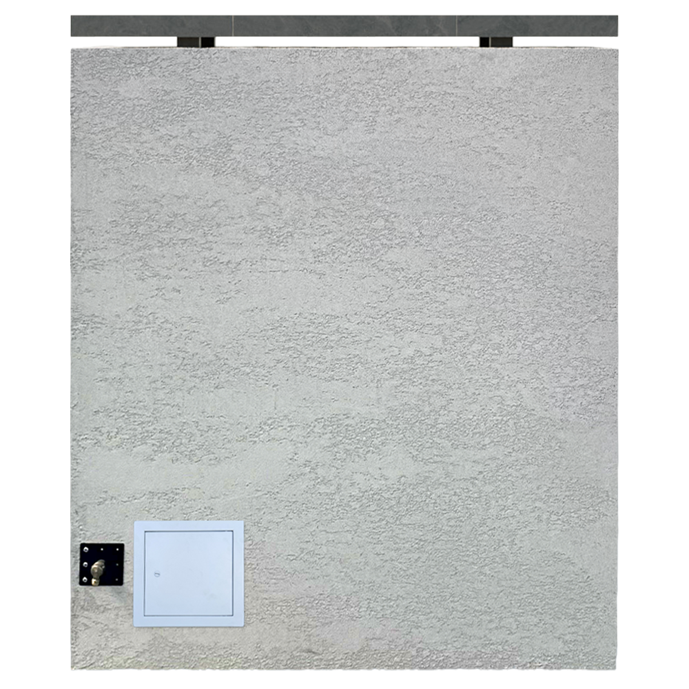 Cal Flame Patio Series Monterey - Modern Outdoor Gas Fireplace with Bottom Mantel FRP901-2