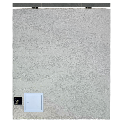Cal Flame Patio Series Monterey - Modern Outdoor Gas Fireplace with Bottom Mantel FRP901-2