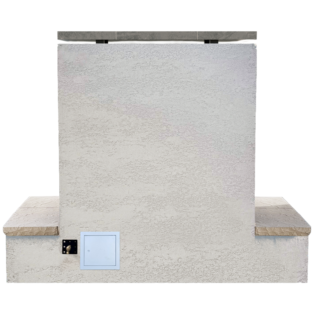 Cal Flame Patio Series Sahara - Modern Outdoor Gas Fireplace FRP901-3