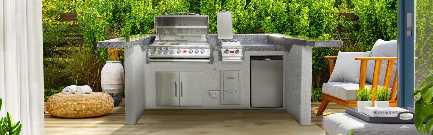 Cal Flame Platinum Series La Jolla BBQ Island PV7000