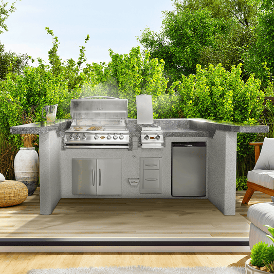 Cal Flame Platinum Series La Jolla BBQ Island PV7000