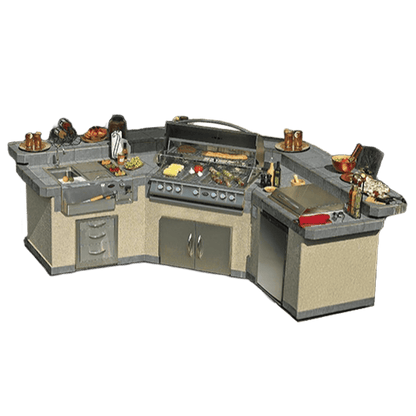 Cal Flame Platinum Series Laguna Q BBQ Island GPV3100