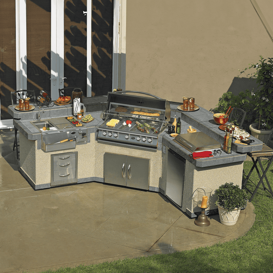 Cal Flame Platinum Series Laguna Q BBQ Island GPV3100