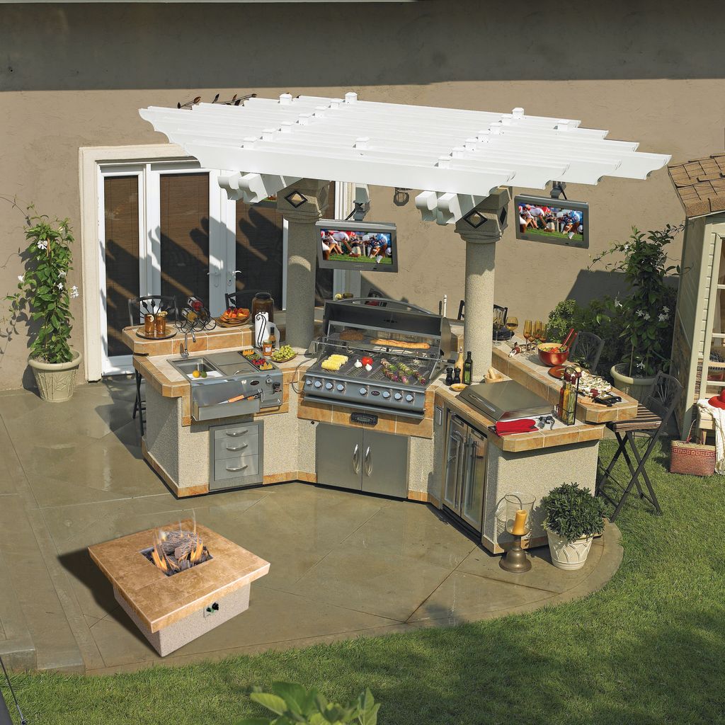 Cal Flame Platinum Series Laguna Q BBQ Island GPV3100