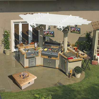 Cal Flame Platinum Series Laguna Q BBQ Island GPV3100