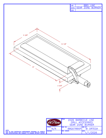 Cal Flame Sear Zone Burner BBQ07890P
