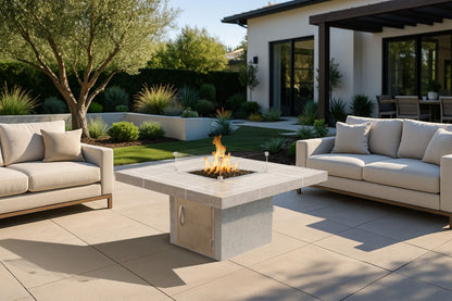 Cal Flame Sedona - Modern Contemporary Outdoor Gas Fire Pit FPT-S301M