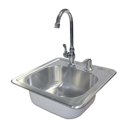 Cal Flame Stainless Steel Sink with Faucet and Soap Dispenser BBQ11963