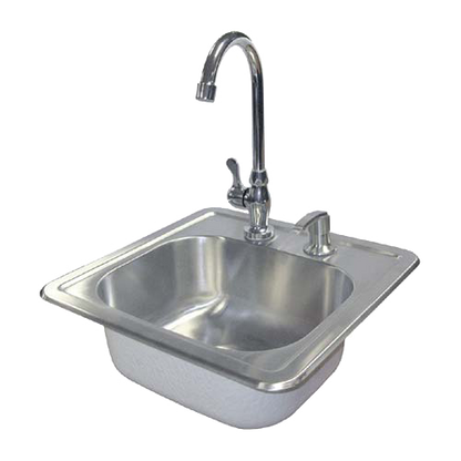 Cal Flame Stainless Steel Sink with Faucet and Soap Dispenser BBQ11963