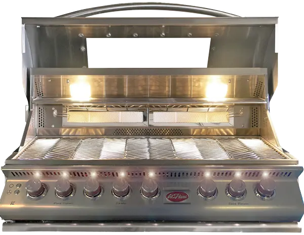Cal Flame Top Gun 5 Burner Built-In Convection Gas Grill BBQ19875CTG