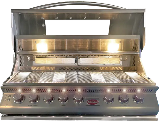 Cal Flame Top Gun 5 Burner Built-In Convection Gas Grill BBQ19875CTG