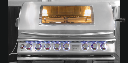 Cal Flame Top Gun 5 Burner Built-In Convection Gas Grill BBQ19875CTG