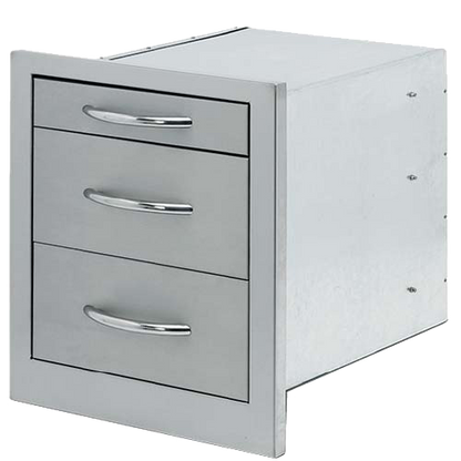 Cal Flame Wide 3 Drawer Storage Bin BBQ08866