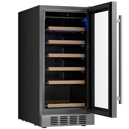 Empava 15 Inch Wine Cooler Wine Fridge 31 Bottles EMPV-WC09S