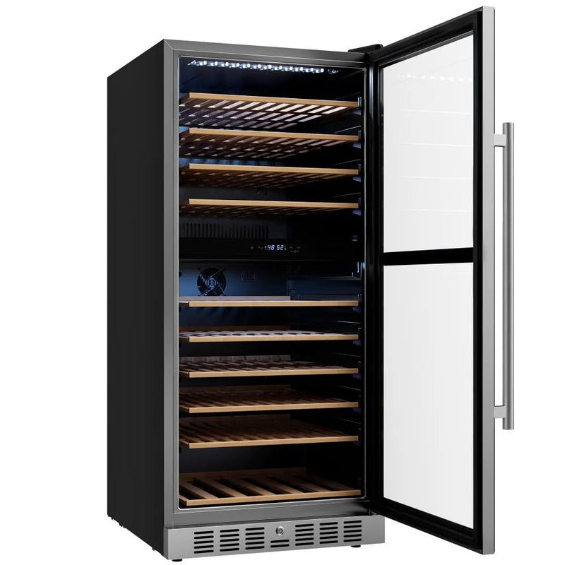 Empava 24 Inch Dual Zone Wine Cooler 53 Inch Tall Wine Refrigerator EMPV-WC14D